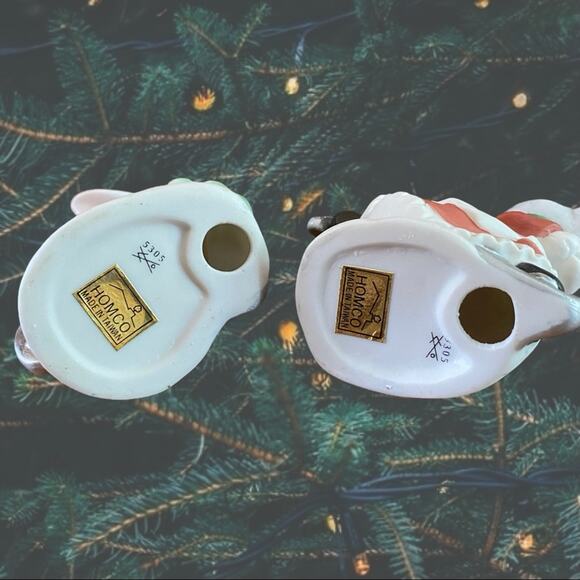 Homco 5305 Winter Ice Skating Bunny Couple Figs - Picture 7 of 7